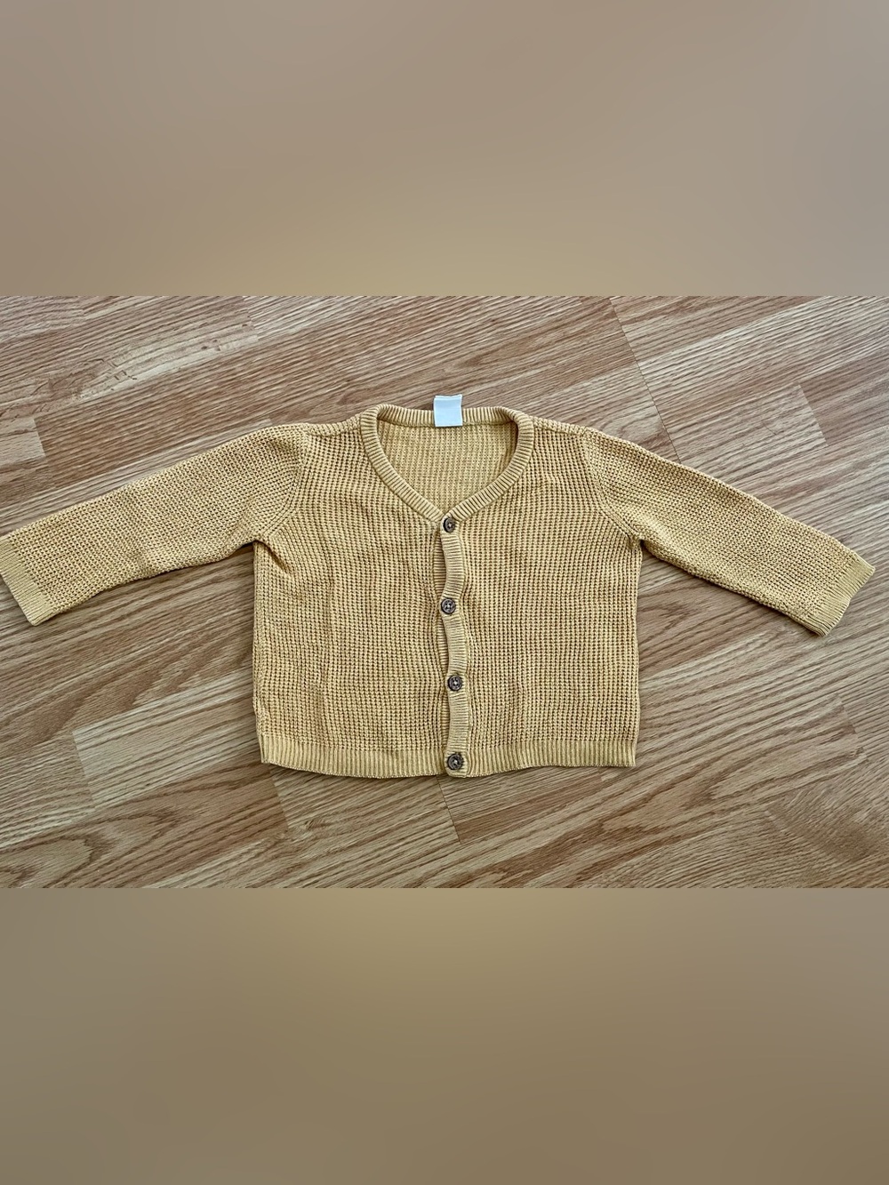 🌻H&M | Cotton Waffle-Knit Cardigan